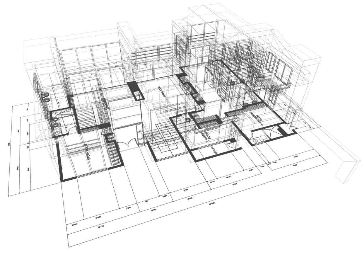 Construction House Drawing